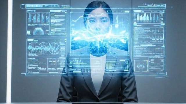 3D·AI 그래픽 | AI 홀로그램 인터페이스